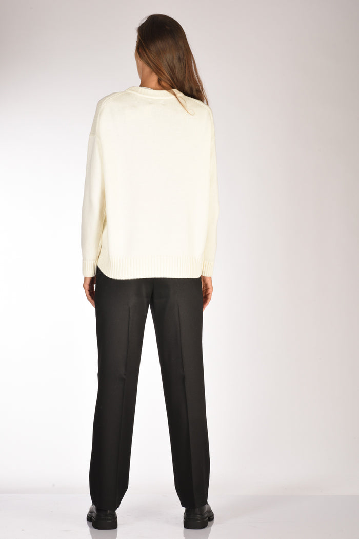 Polo Ralph Lauren Maglia Orsetto Bianco Donna - 5