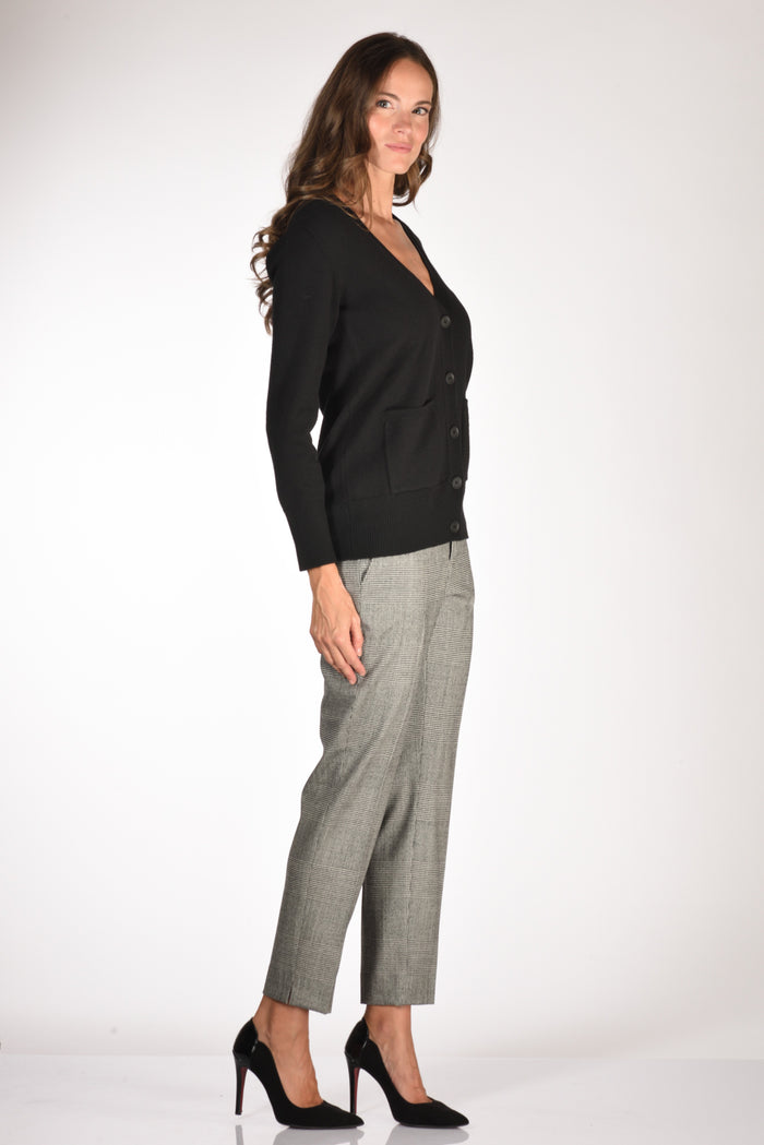 Anne Claire Maglia Cardigan Nero Donna - 4