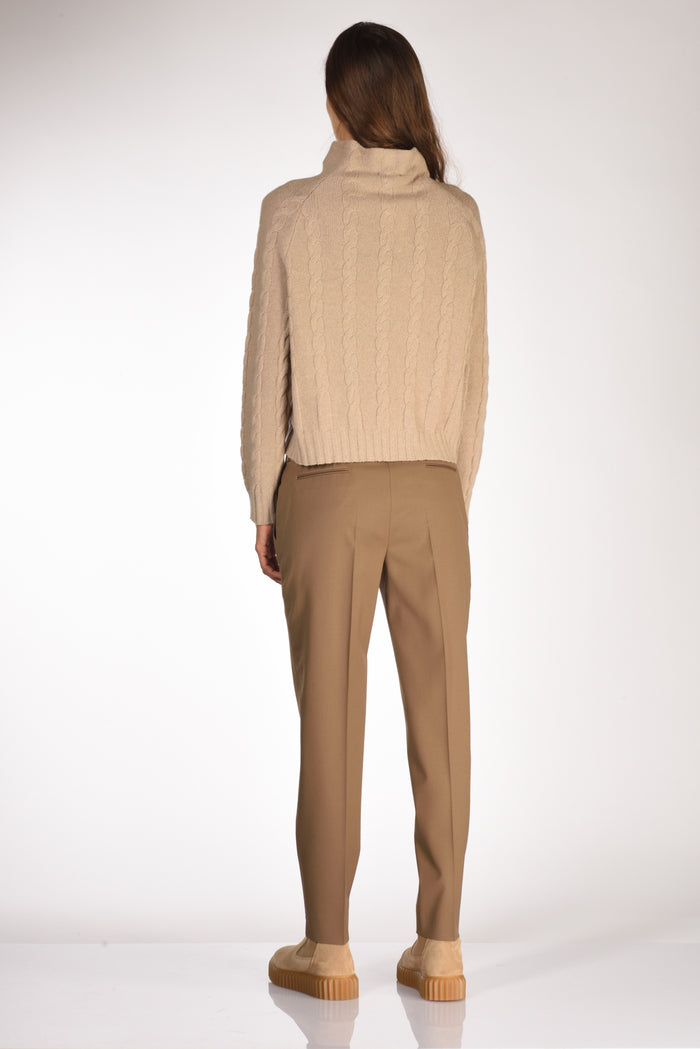 Anne Claire Maglia Cratere Beige Donna - 5