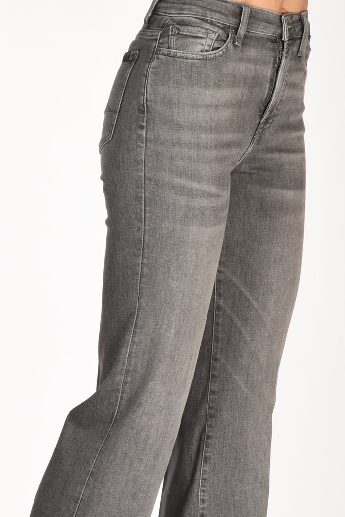 7 For All Mankind Jeans Dojo Grigio Donna - 5