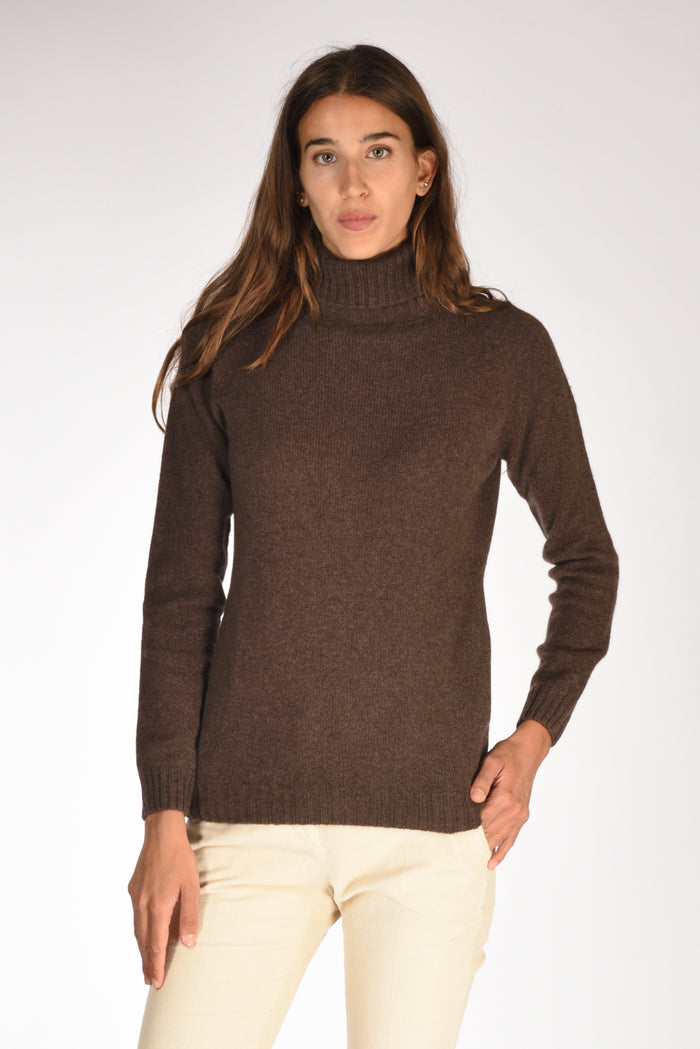 Five Collo Alto Marrone Donna - 1