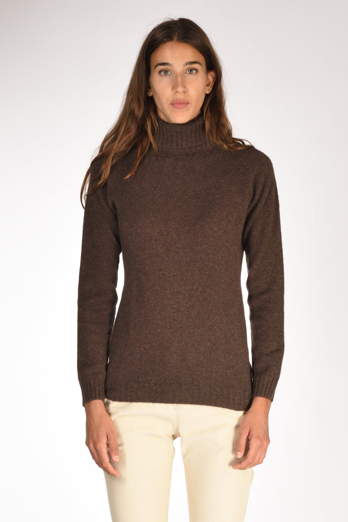 Five Collo Alto Marrone Donna - 2