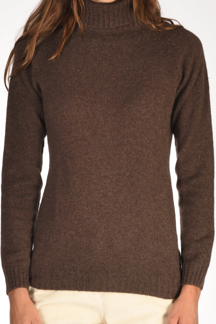 Five Collo Alto Marrone Donna - 3