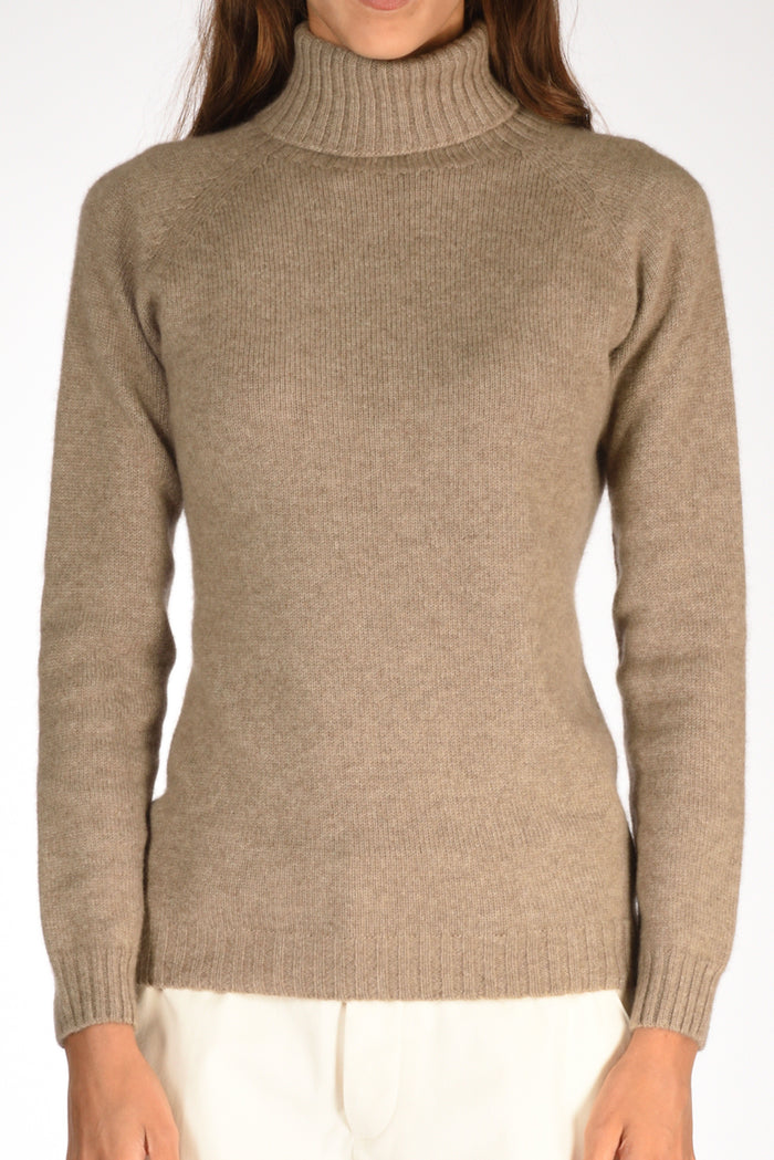 Five Collo Alto Marrone Chiaro Donna - 3