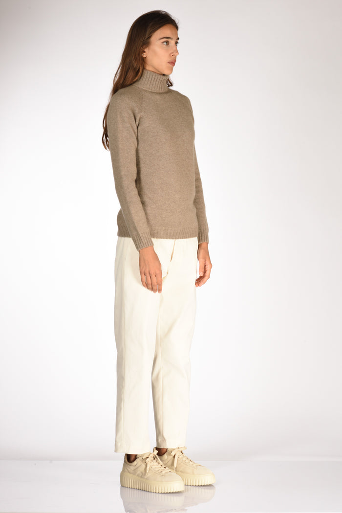 Five Collo Alto Marrone Chiaro Donna - 4