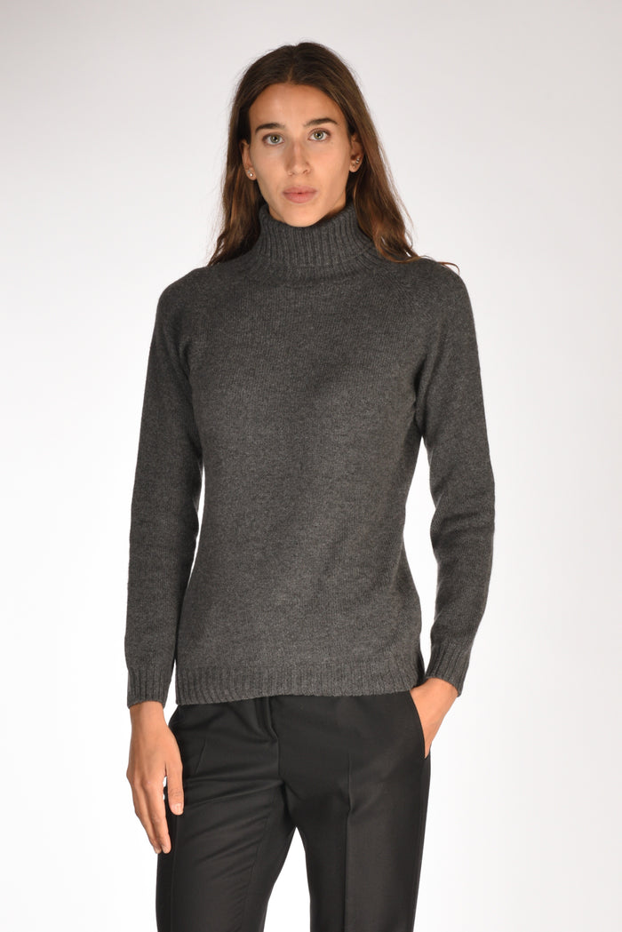 Five Collo Alto Grigio Scuro Donna - 1