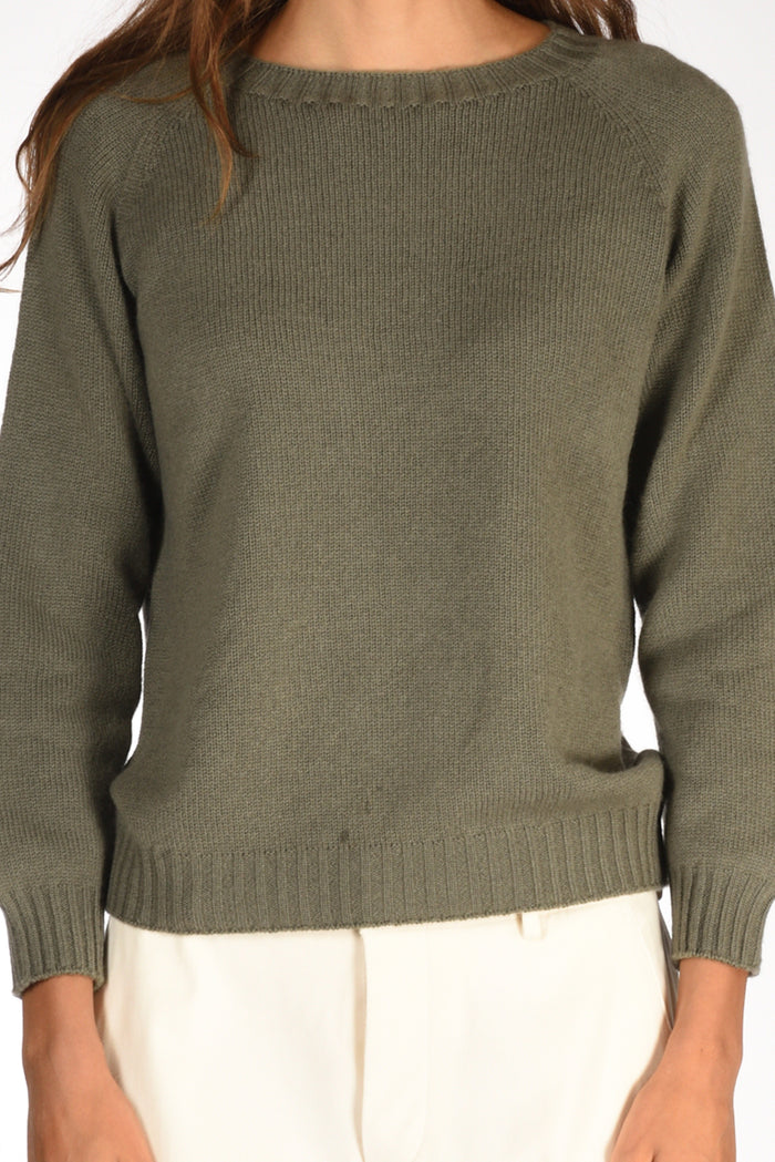 Five Maglia Girocollo Verde Donna - 3