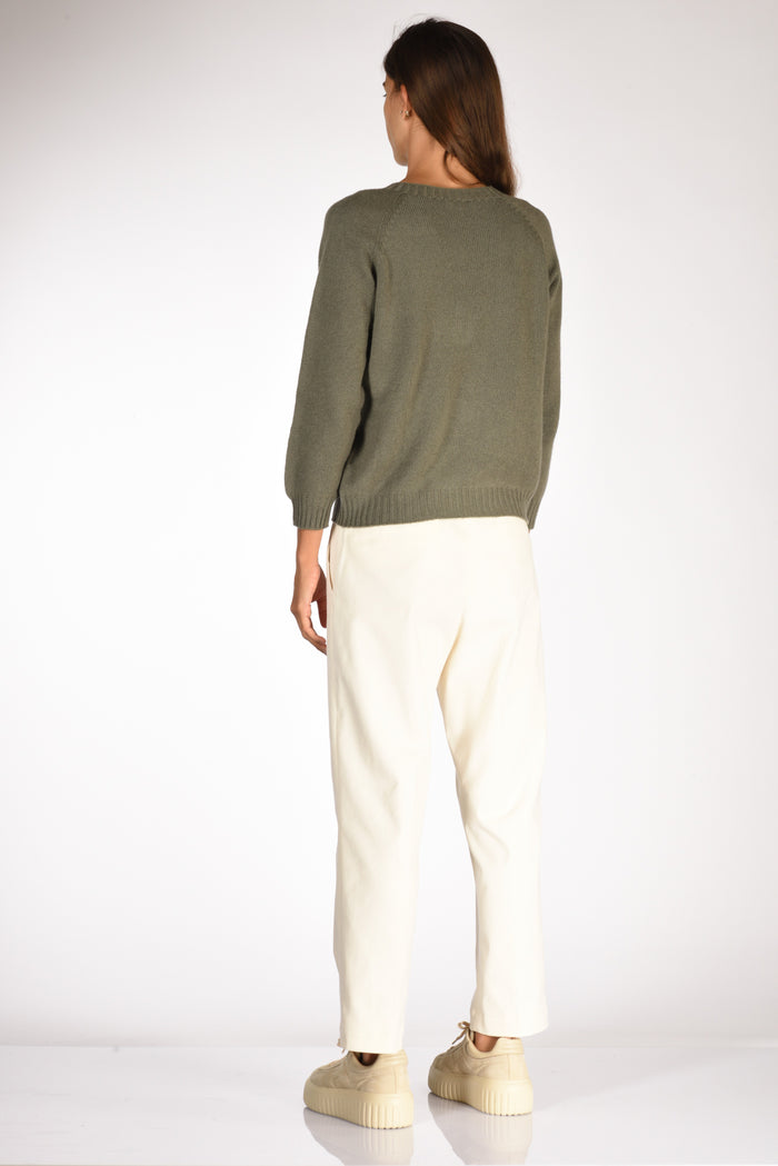 Five Maglia Girocollo Verde Donna - 5