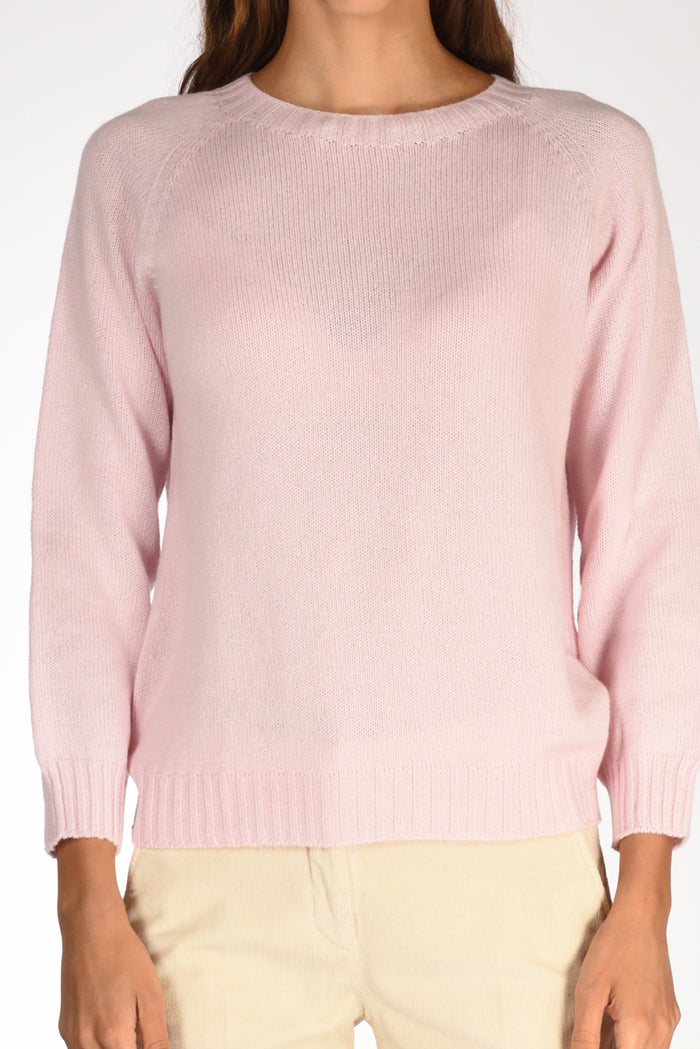 Five Maglia Girocollo Rosa Chiaro Donna - 3