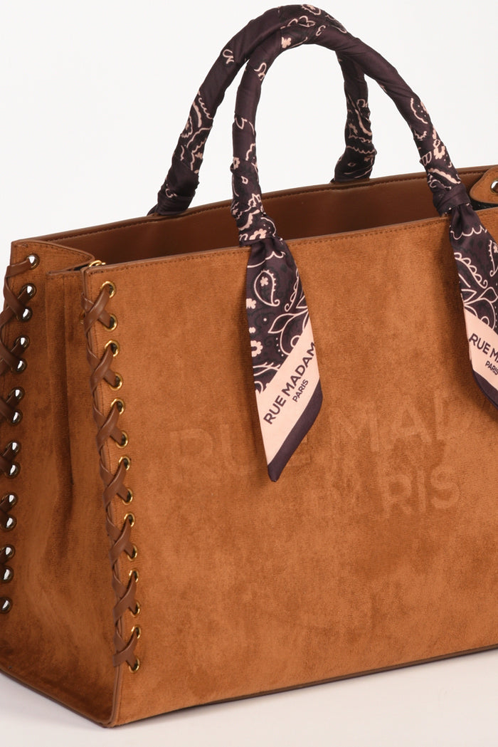 Rue Madam Paris Borsa Apache Tote Marrone Donna - 4