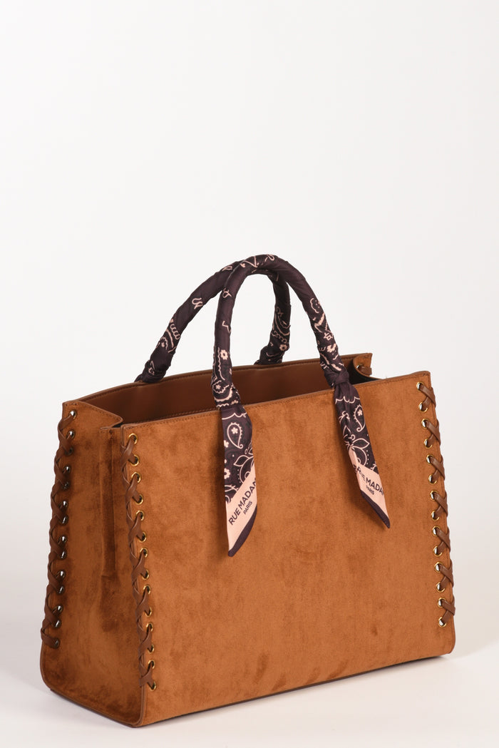 Rue Madam Paris Borsa Apache Tote Marrone Donna - 5