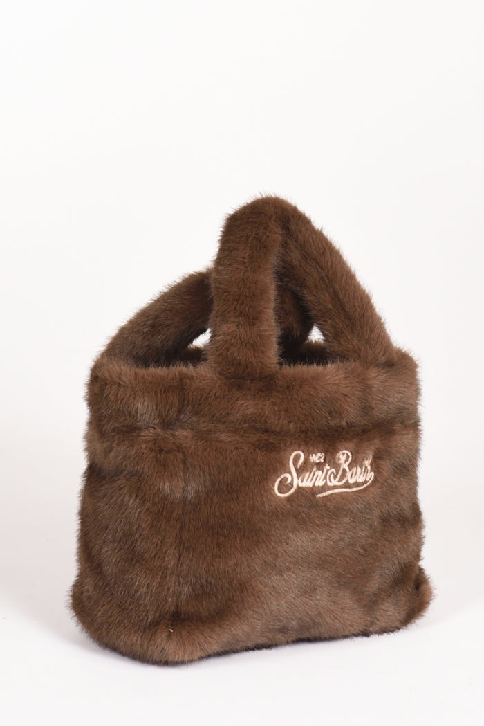 Mc2 Saint Barth Borsa Vanity Mini Marrone Donna - 3