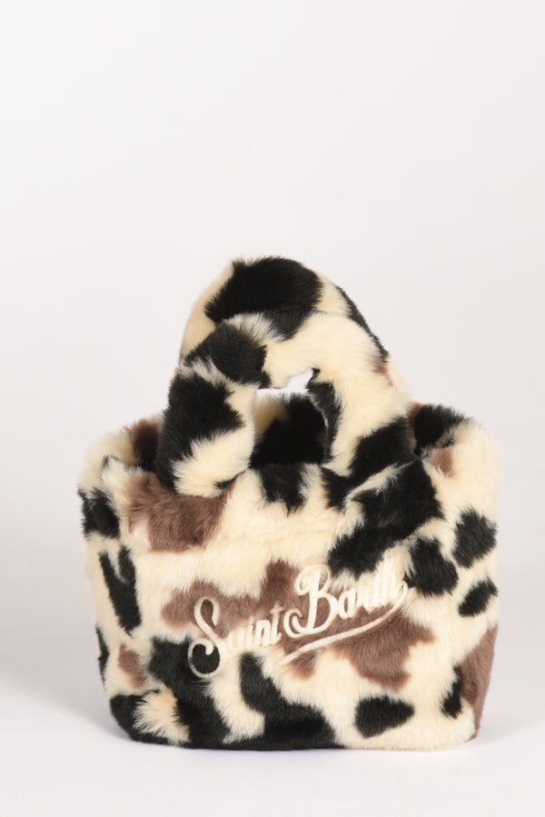 Mc2 Saint Barth Borsa Vanity Mini Bianco/nero/multicolor Donna