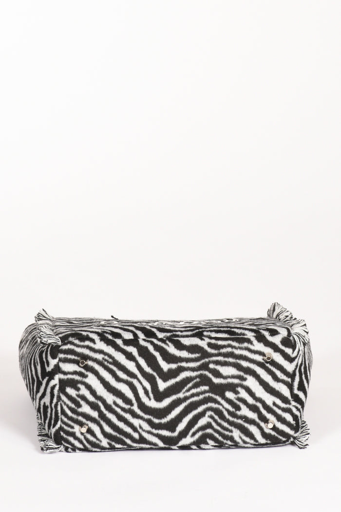 Mc2 Saint Barth Borsa Colette Bianco/nero Donna - 5