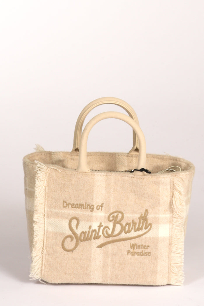 Mc2 Saint Barth Borsa Vanity Mini Beige/bianco Donna - 1