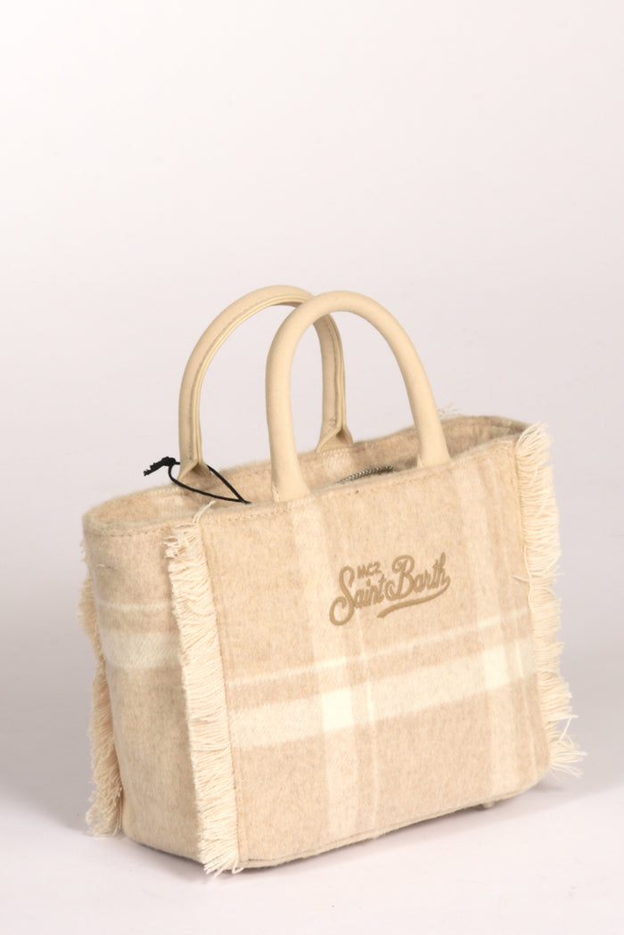 Mc2 Saint Barth Borsa Vanity Mini Beige/bianco Donna - 3