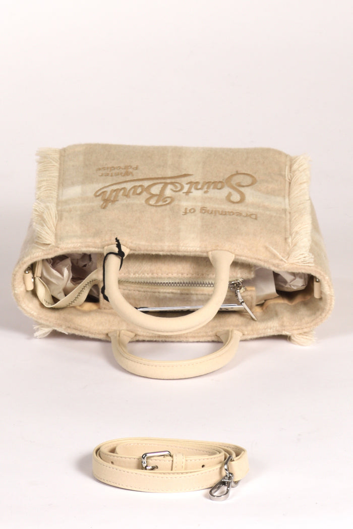 Mc2 Saint Barth Borsa Vanity Mini Beige/bianco Donna - 4