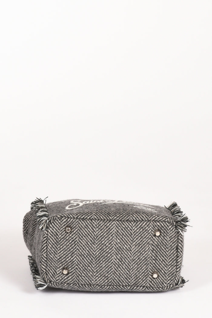 Mc2 Saint Barth Borsa Vanity Mini Nero/grigio/bianco Donna - 5