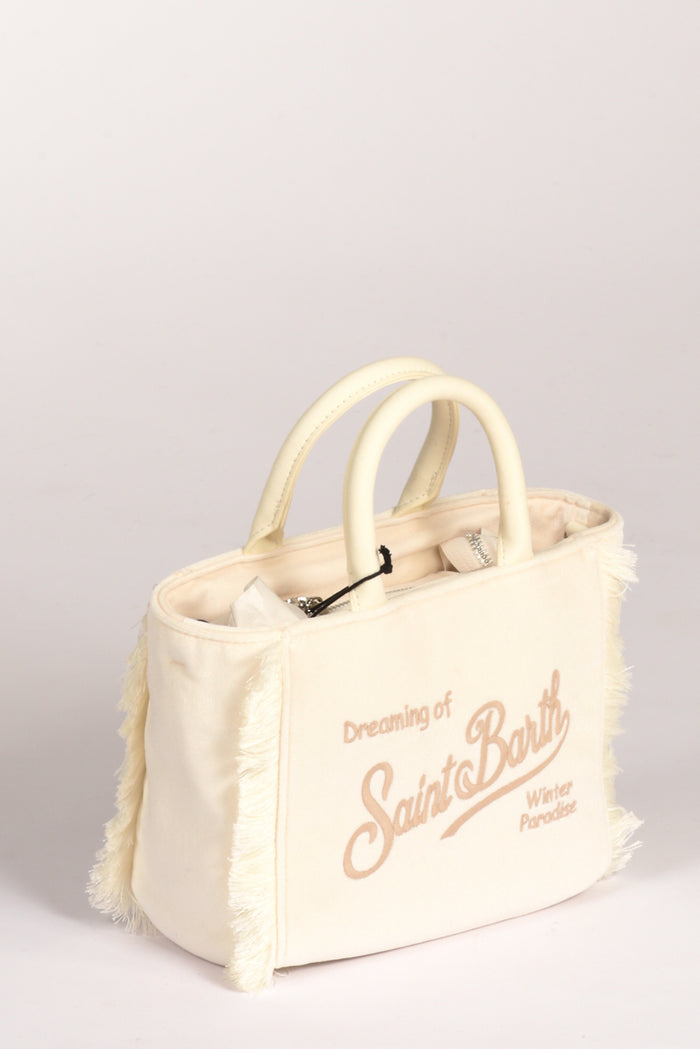 Mc2 Saint Barth Borsa Vanity Mini Bianco Donna - 2