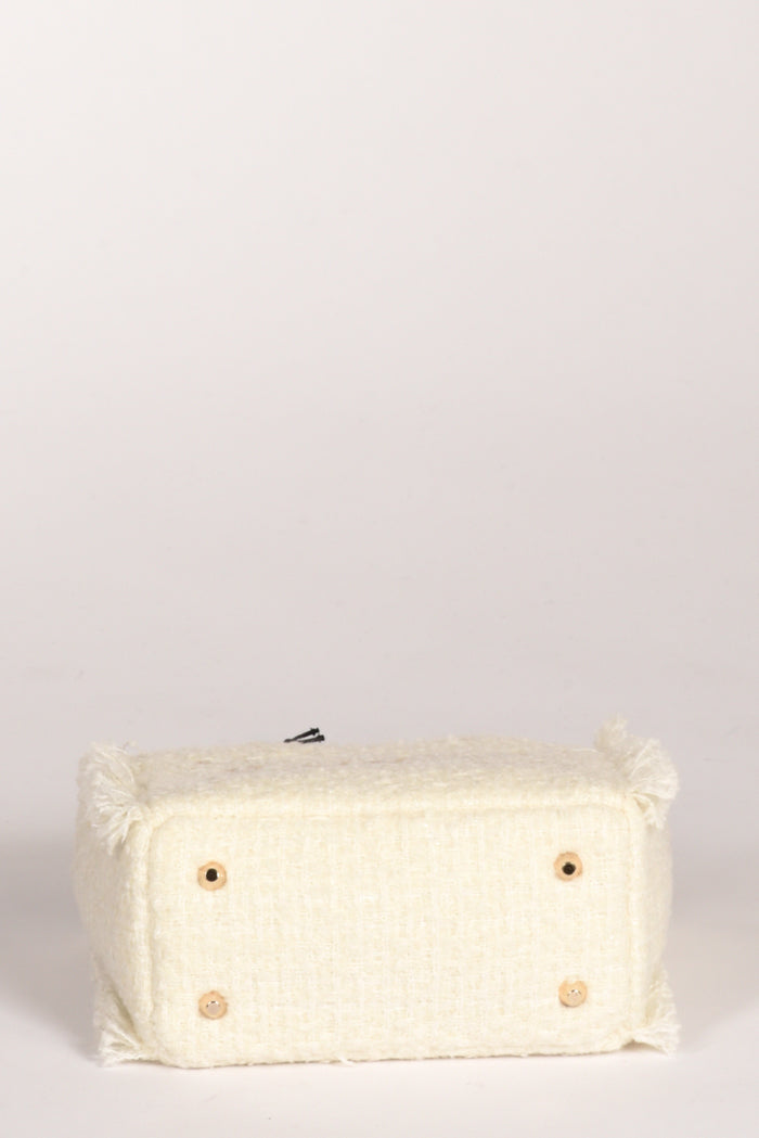 Mc2 Saint Barth Borsa Vanity Mini Bianco Donna - 5