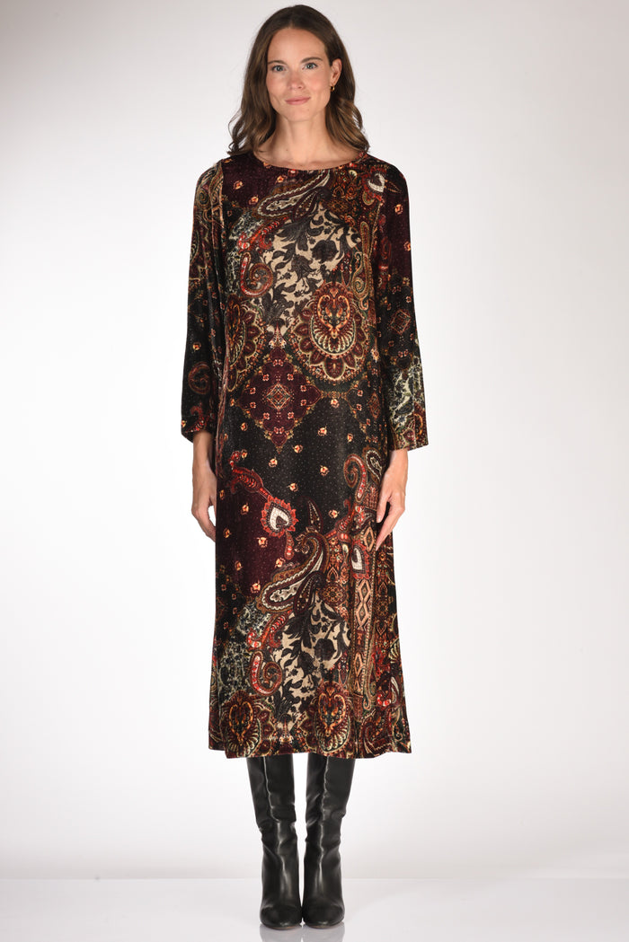 Gabriele Bellini Abito Stampato Arancio/nero Donna - 2