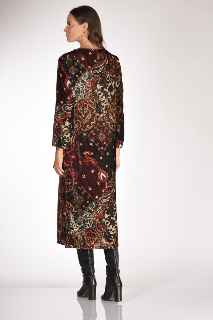 Gabriele Bellini Abito Stampato Arancio/nero Donna - 5