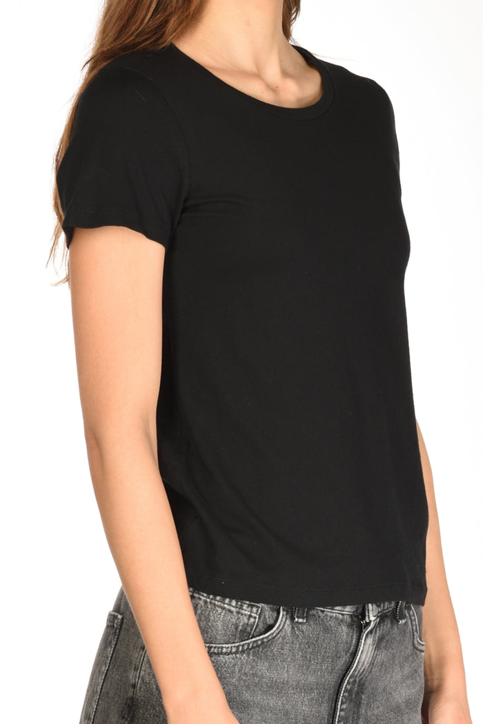Majestic Filatures Paris Tshirt Mm Nero Donna - 4
