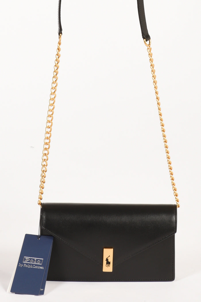 Polo Ralph Lauren Borsa Tracolla Nero Donna - 1
