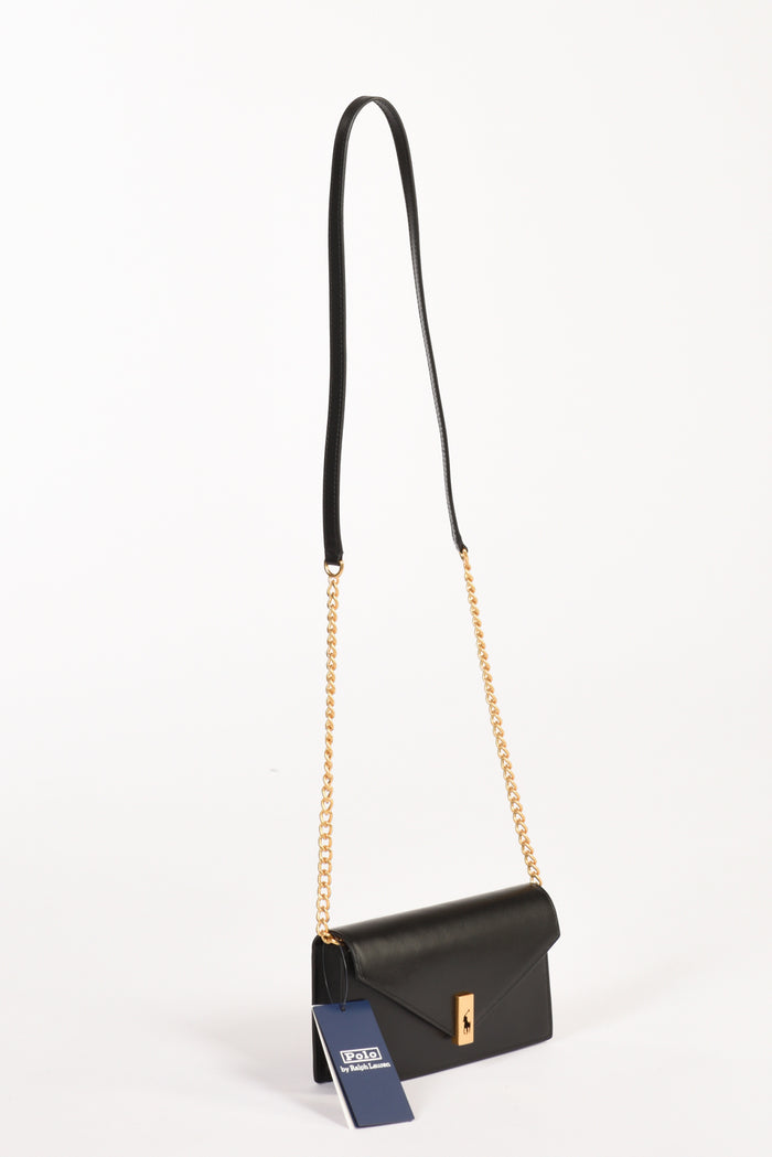 Polo Ralph Lauren Borsa Tracolla Nero Donna - 4