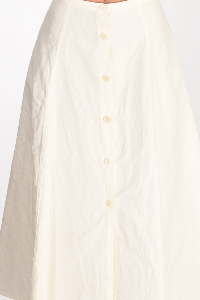 Aspesi Buttoned Skirt Natural White Woman - 4