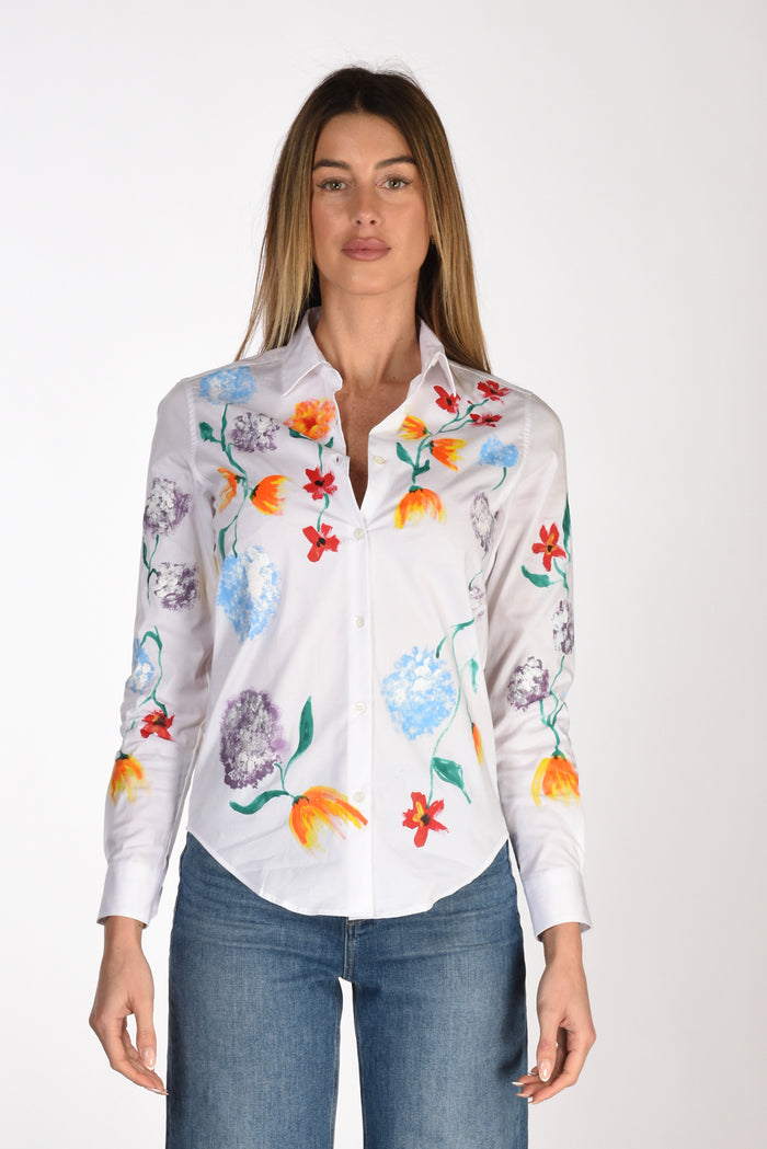 Gherardeschi Alessandro Painted Shirt White/multicolor Woman - 2