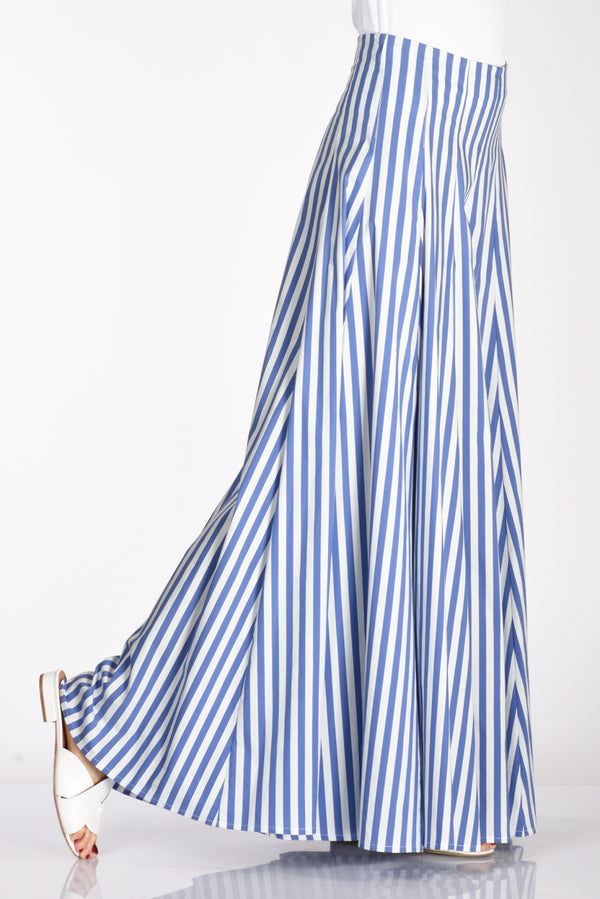 Lavi Couture Pantalone Debby Blu/bianco Donna