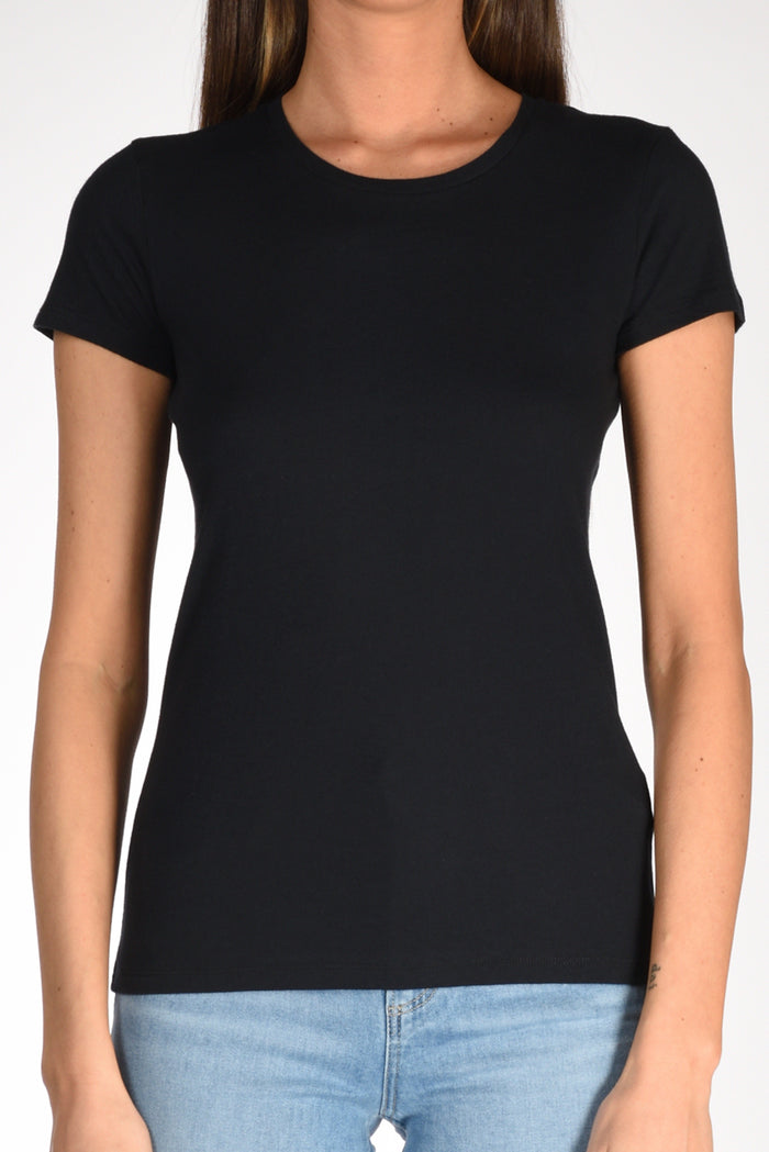 Majestic Filatures Paris Tshirt M. Corta Blu Navy Donna - 3