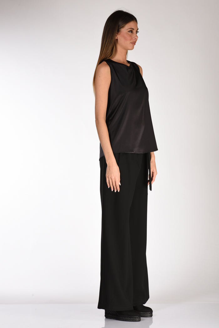 Shirt C Zero Canotta Seta Nero Donna - 4