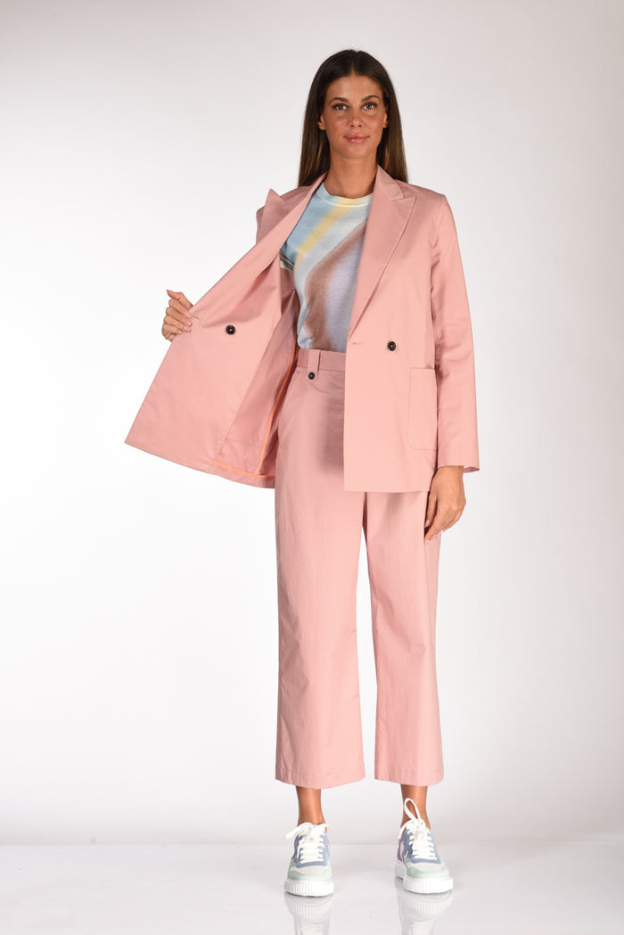 Ps Paul Smith Women's Pink Double-Breasted Blazer - 6