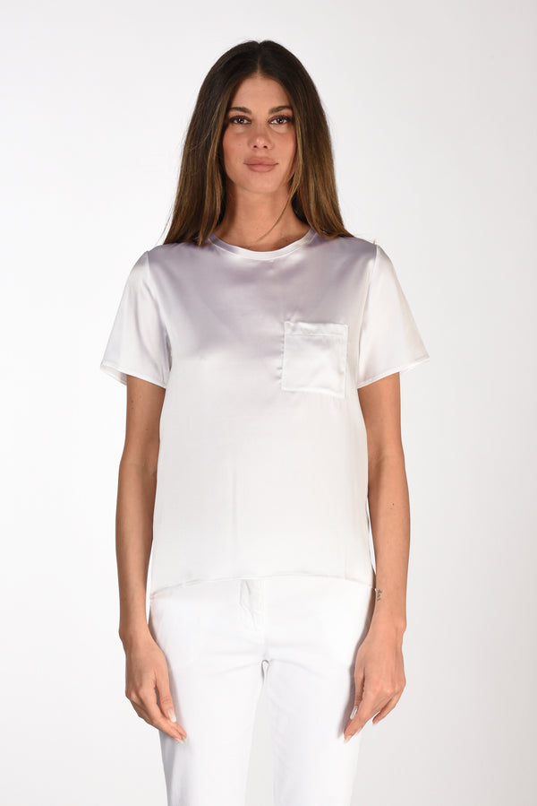 Shirt C Zero Tshirt Seta Bianco Donna-2