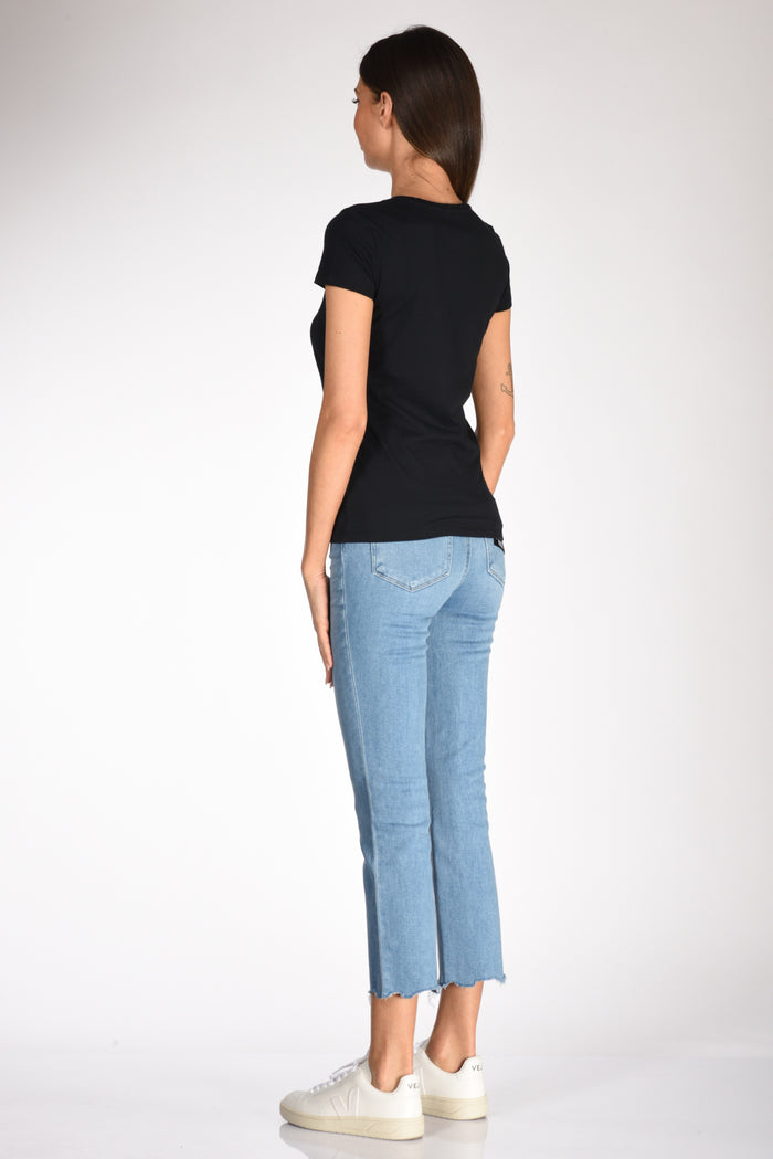 Majestic Filatures Paris Tshirt M. Corta Blu Navy Donna - 5