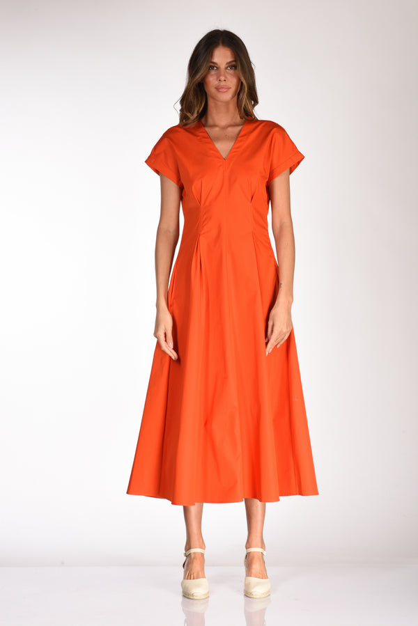 Aspesi Women's Orange Knitted Dress-2
