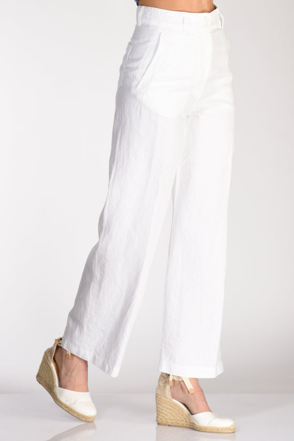Aspesi Pantalone Dritto Bianco Donna