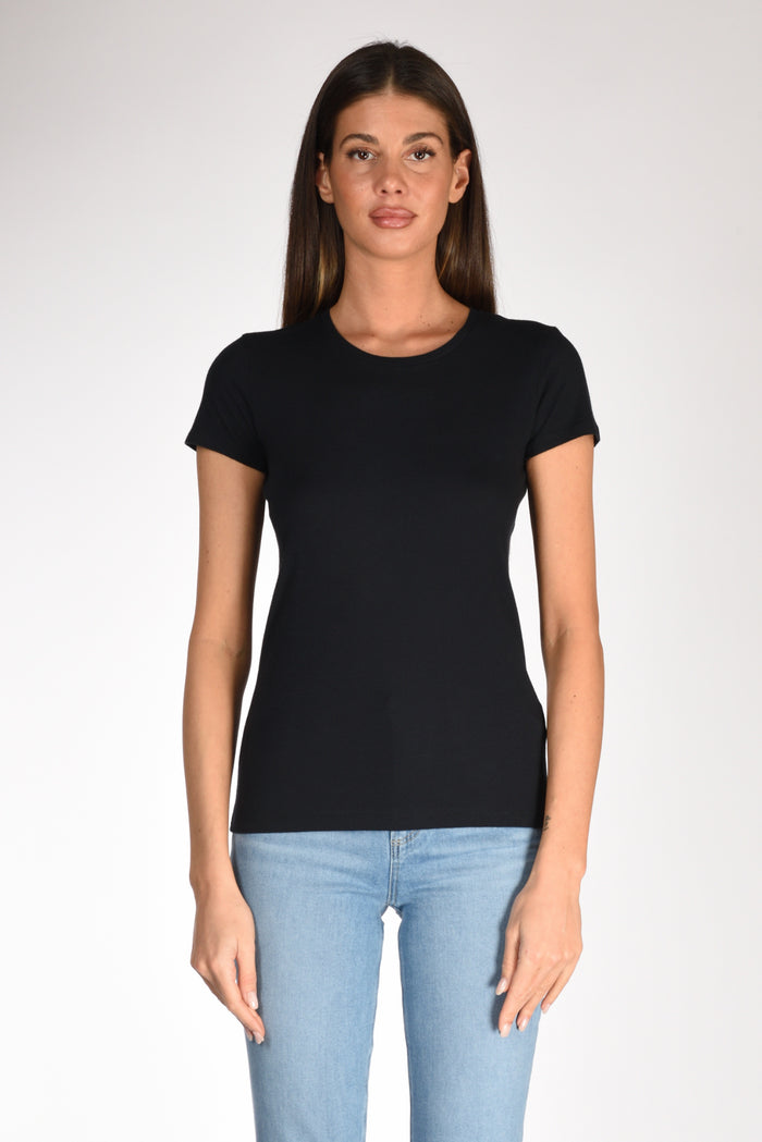 Majestic Filatures Paris Tshirt M. Corta Blu Navy Donna - 2