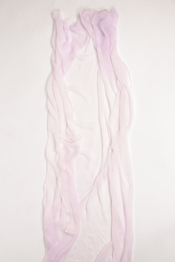 Faliero Sarti Sciarpa Sfrangiata Rosa Chiaro Donna - 3
