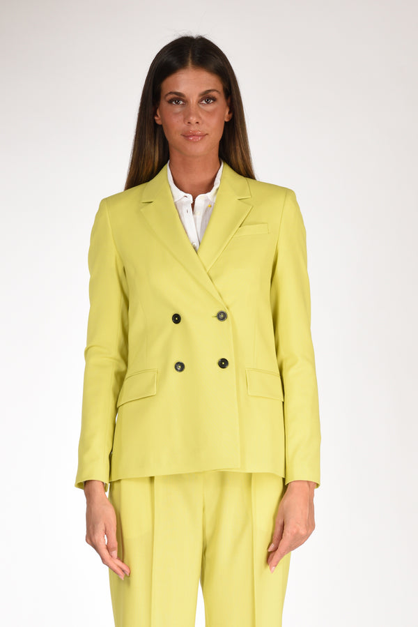 Ps Paul Smith Yellow Double Breasted Blazer for Women-2