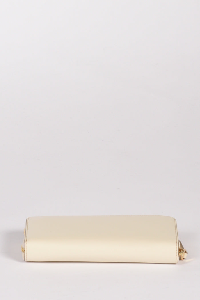 Gianni Chiarini Portafoglio Zip Bianco Naturale Donna - 5