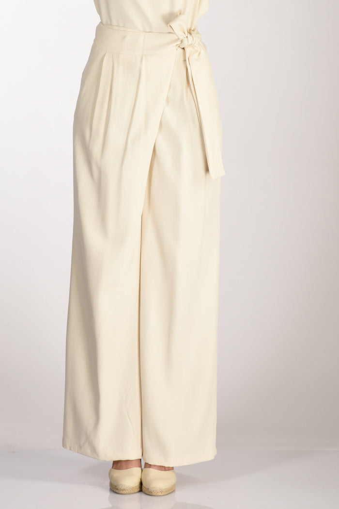 Aspesi Women's Natural White Trousers - 3