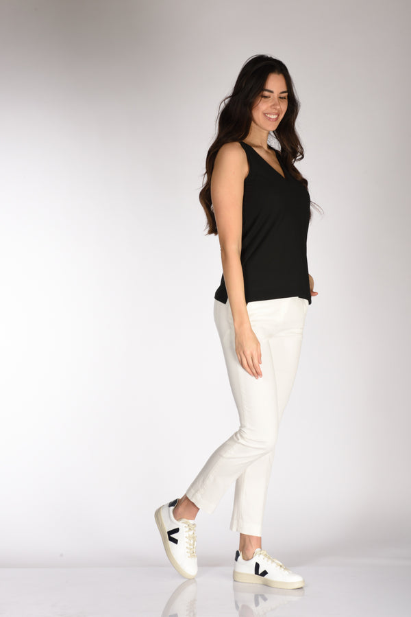 Incotex Slowear Pantalone Leyre Bianco Donna-2