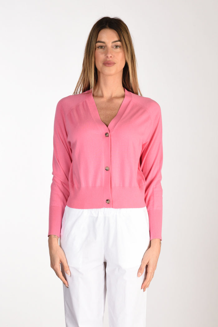 Alludes Women's Pink Cardigan - 2