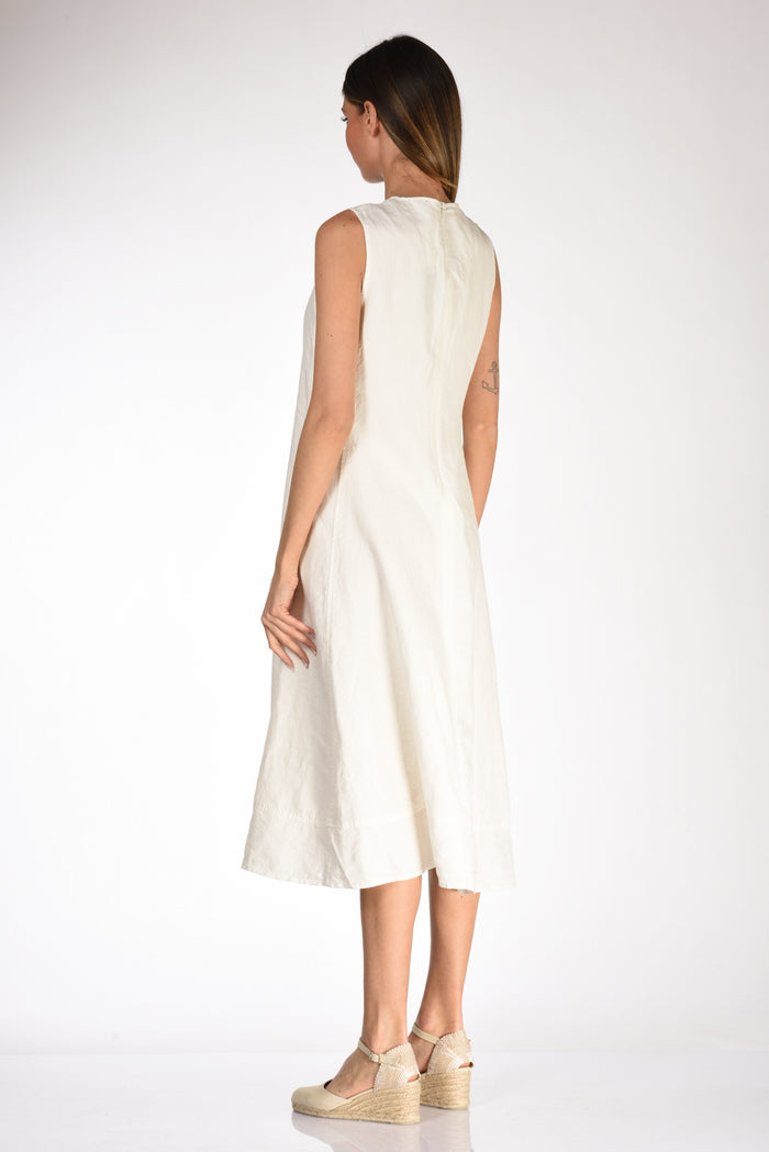Aspesi Natural White Flared Dress for Women - 5