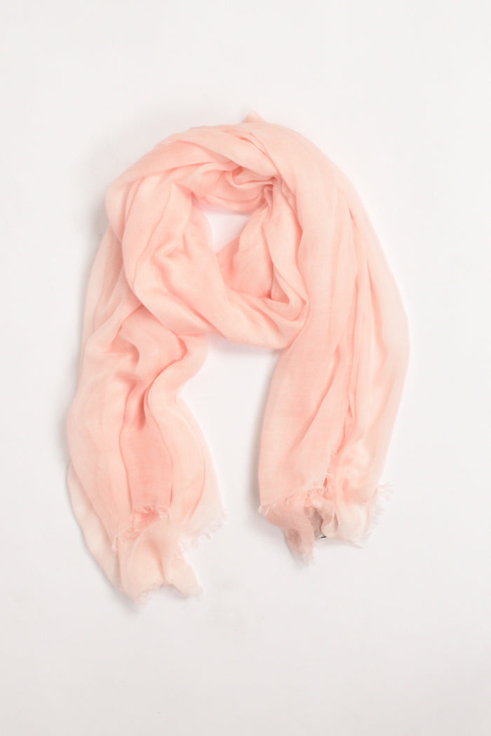 Faliero Sarti Antique Pink Fringed Scarf for Women - 2