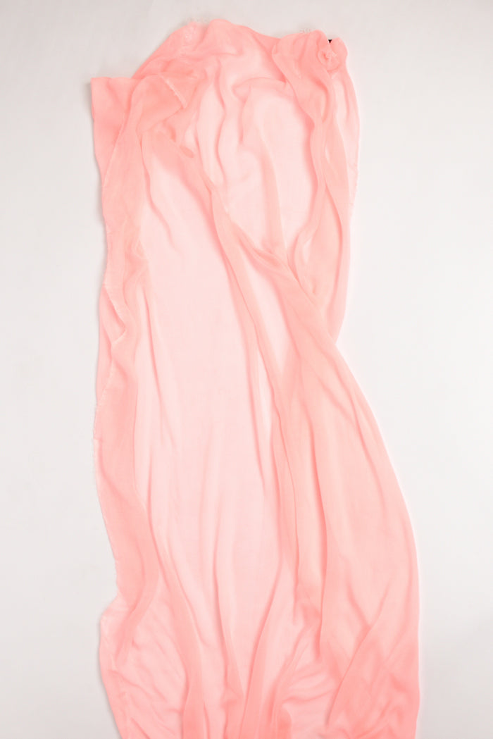 Faliero Sarti Scarf Fringed Pink Woman - 3