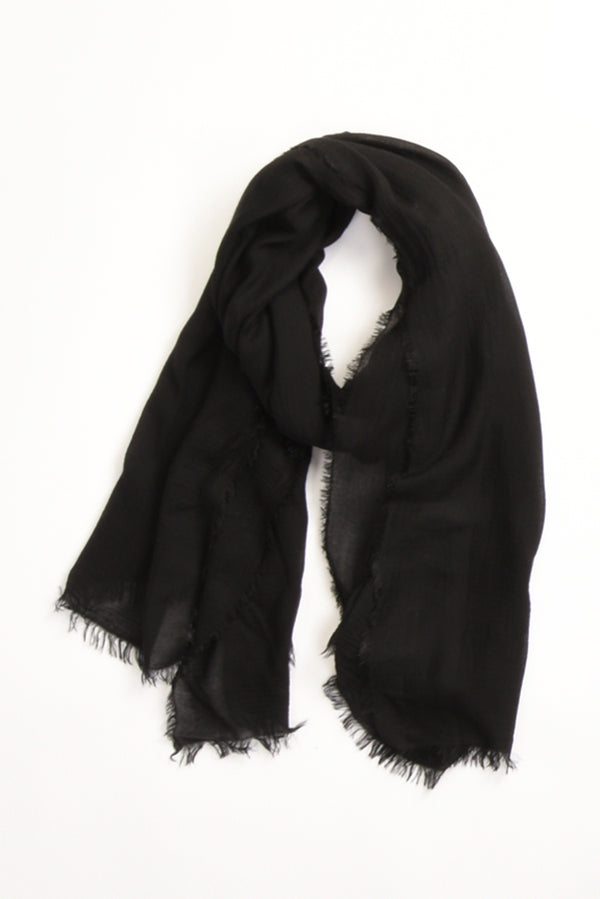 Faliero Sarti Scarf Black Woman-2